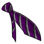 Purple Academy Tie