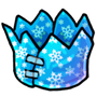 Blue Snowflake Paper Crown