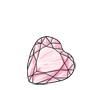 Pink Rock Candy Heart