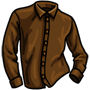 Brown Collared Shirt