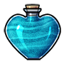 Heart Jar of Azure Sand