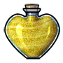 Heart Jar of Lemon Sand