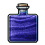 Square Jar of Indigo Sand