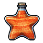 Star Jar of Amber Sand