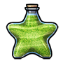 Star Jar of Lime Sand