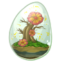 Painted Elemental Leverene Egg