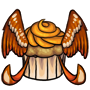 Orange Mirabilis Cupcake