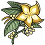 Yellow Pinwheel Flower