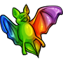 Rainbow Gummy Bat