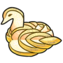 Yellow Apple Swan