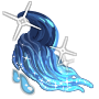 Aqua Stardust Hair