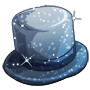 Aqua Stardust Top Hat