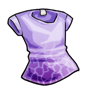 Faded Purple Babydoll Shirt