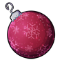 Red Glitter Bauble