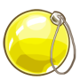 Yellow Glass Bauble