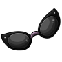 Black Cat Eye Sunglasses