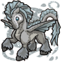 Magical Silver Meragon Squishy