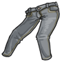 Gray Denim Skinny Jeans
