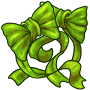 Green Double Bow