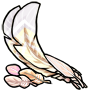 Albino Easero Feathers