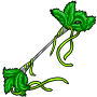 Green Feather Wand Toy
