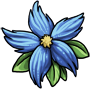 Soft Blue Flower