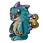 Blue Clockwork Monster