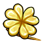 Gold Clover Pin
