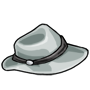 Silver Fashion Hat