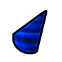 Indigo Right-Tilted Party Hat