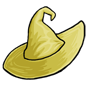 Cute Yellow Witch Hat