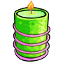 Large Green Candle