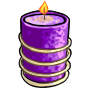 Large Purple Candle