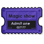 Magic Show Ticket Stub