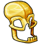 Gold Skull Mask