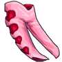Pink Open Heart Leggings