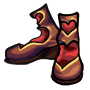 Brown Open Heart Boots