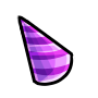 Orchid Left-Tilted Party Hat