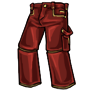 Crimson Cargo Pants