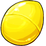 Gold Plastic Easter Egg