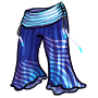 Blue Flowing Pants