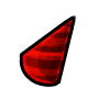 Rose Right-Tilted Party Hat