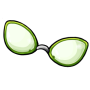 Round Green Glasses