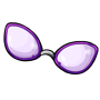 Round Purple Glasses