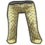 Yellow Scale Knit Leggings