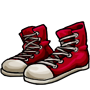 Crimson Canvas Shoes