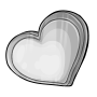 Silver Heart Pin