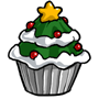 Christmas Tree Cup Cake