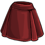 Classy Crimson Skirt