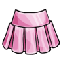 Carnation Pleated Skirt